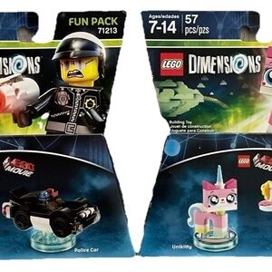 LEGO Dimensions Fun Pack with Black Police Car and Pink Unikitty